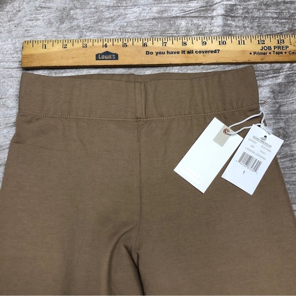 Good American Essential Lounge Legging Putty Size 1/Small taupe tan compression - Picture 3 of 12